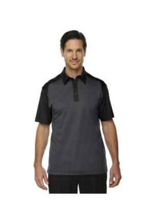 Ash City North End Sport Red 88676 - Men's Symmetry UTK cool logik Coffee Performance Polo
