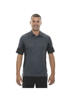 Ash City North End Sport Red 88677 - Men's Refresh UTK cool logik Coffee Performance Melange Jersey Polo