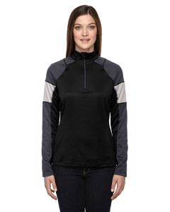 Ash City North End 78214 - Ladies' Quick Performance Interlock Half-Zip Top