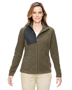 Ash City North End 78215 - Ladies' Excursion Trail Fabric-Block Fleece Jacket