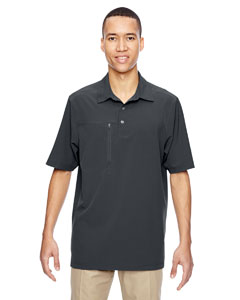 Ash City North End 85120 - Men's Excursion Crosscheck Performance Woven Polo
