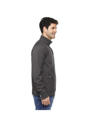 Ash City North End Sport Blue 88801 - Ladies' Skyscape Three-Layer Textured Two-Tone Soft Shell Jacket