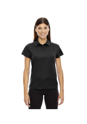 Ash City North End Sport Red 78676 - Ladies' Symmetry UTK cool logik Coffee Performance Polo