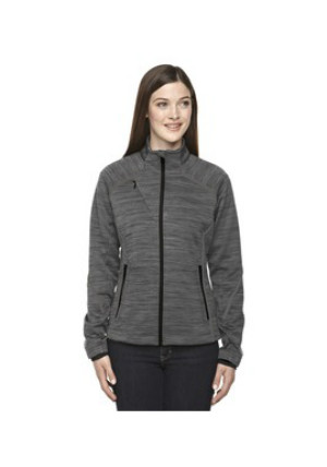 Ash City North End Sport Red 78697 - Ladies' Flux Melange Bonded Fleece Jacket