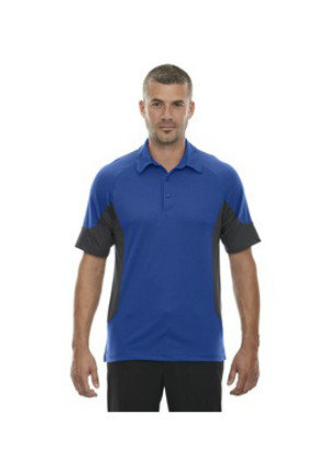 Ash City North End Sport Red 88677 - Men's Refresh UTK cool logik Coffee Performance Melange Jersey Polo