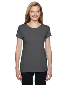 Fruit of the Loom SSFJR - Ladies' 4.7 oz. 100% Sofspun Cotton Jersey Junior Crew T-Shirt