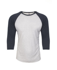 Next Level - Nl6051 Unisex Triblend 3/4 Raglan