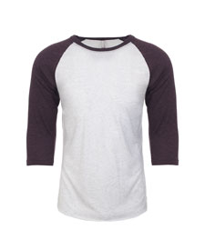 Next Level - Nl6051 Unisex Triblend 3/4 Raglan