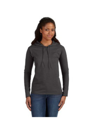 Anvil 887L - Ringspun Long-Sleeve Hooded T-Shirt
