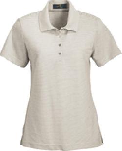 Ash City Pique 125293 - Ladies' Cotton Mini Stripe Polo