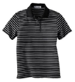 Ash City Jersey 75034 - Ladies' Jersey Stripe Polo