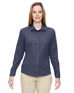 Ash City North End 77045 - Ladies' Excursion Utility Two-Tone Performance Shirt