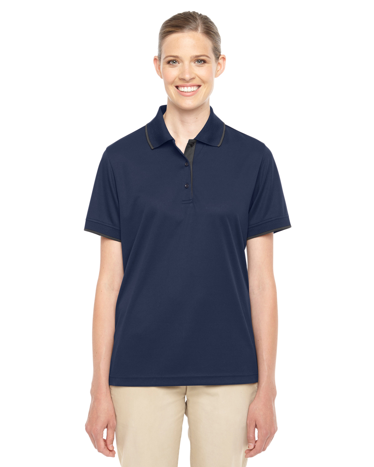 Ash City - Core 365 78222 - Ladies' Motive Performance Pique Polo with Tipped Collar