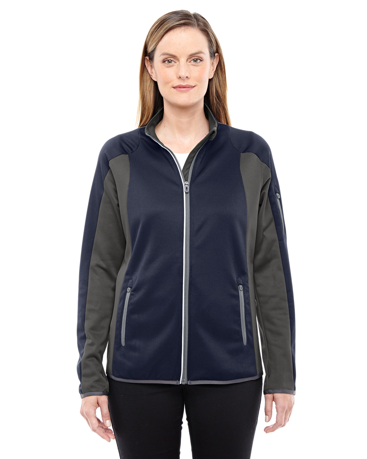 Ash City - North End 78230 - Ladies' Motion Interactive ColorBlock Performance Fleece Jacket