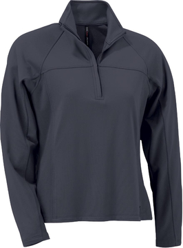 Ash City Jersey 78601 - Ladies' Brushed Back Jersey Half Zip Knit Top