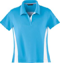 Ash City Pique 78616 - Ladies' Polyeter Pique Polo With Stripe