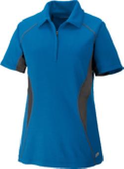 Ash City Performance 78657 - Serac Ladies' Utk cool.logik Performance Zippered Polo