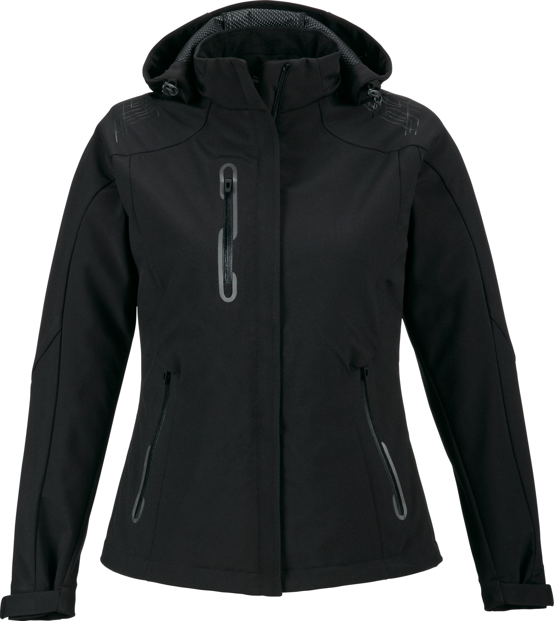 Ash City Light Bonded Jackets 78665 - Axis Ladies' Soft Shell Jacket With Print Graphic Accent