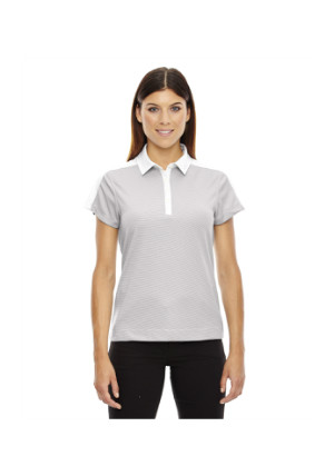 Ash City North End Sport Red 78676 - Ladies' Symmetry UTK cool logik Coffee Performance Polo