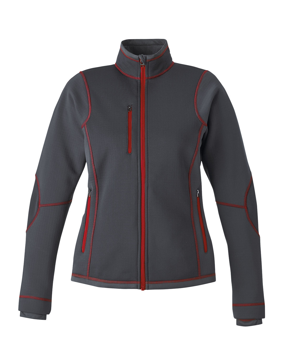 Ash City Bonded Fleece 78681 - Pulse Ladies' Textured Bonded Fleece Jacket With Print