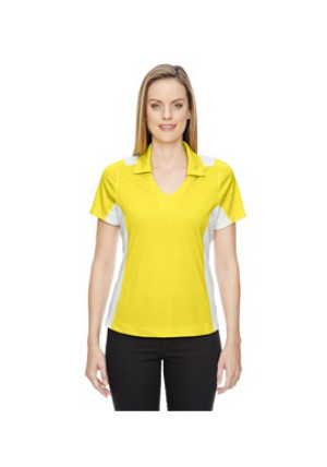 Ash City North End Sport Red 78691 - Ladies' Reflex UTK cool logik Performance Embossed Print Polo