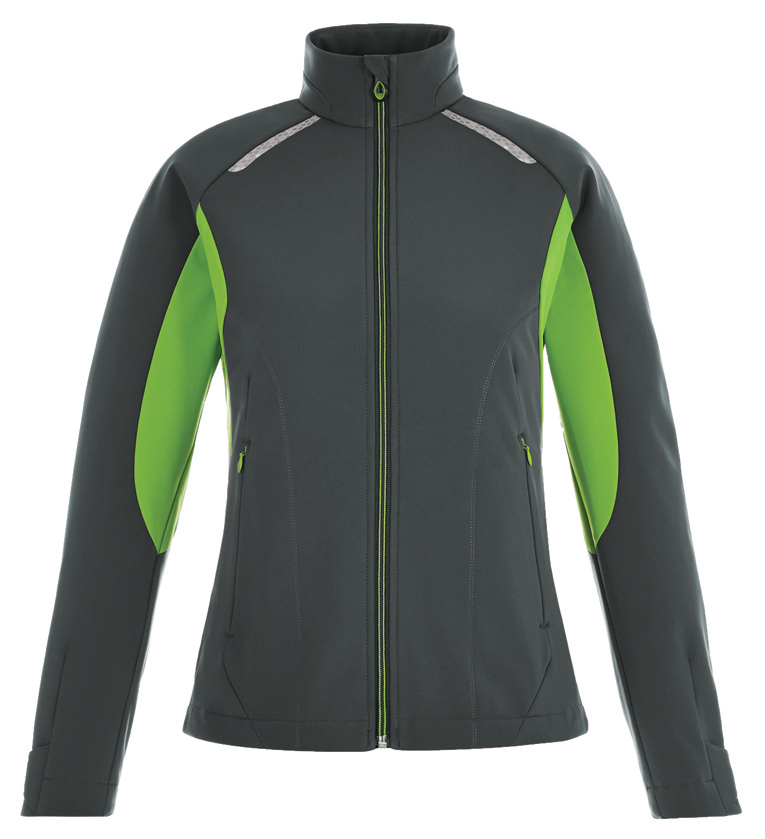 Ash City 3-Layer Fleece Bonded 78693 - Excursion Ladies' Soft Shell Jacket With Laser Stitch Accent