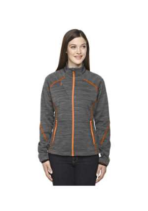 Ash City North End Sport Red 78697 - Ladies' Flux Melange Bonded Fleece Jacket