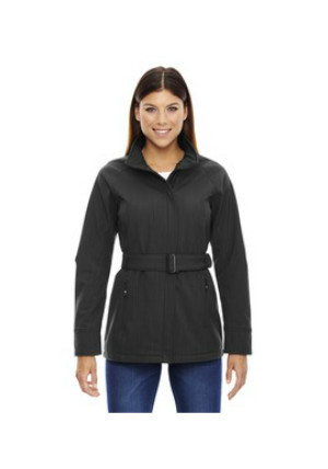 Ash City North End Sport Blue 78801 Ladies' Skyscape Three-Layer Textured Two-Tone Soft Shell Jacket