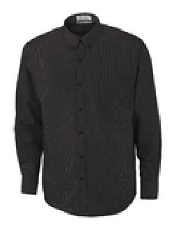 Ash City Wrinkle Resistant 87040 - Echelon Men's Wrinkle Resist Cotton Blend Houndstooth Taped Shirt