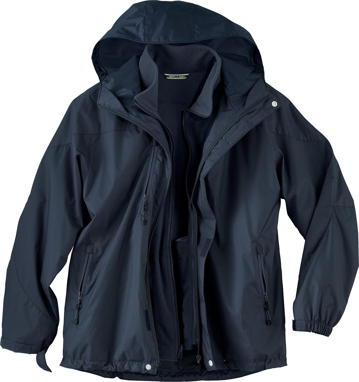 Ash City UTK 2 Warm.Logik 88120 - Men's 3-In-1 Techno Performance Seam-Sealed Hooded Jacket