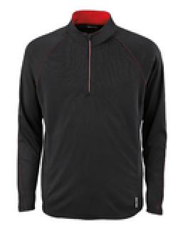 Ash City Lifestyle Performance Tops 88187 - Radar Men's Half-Zip Performance Long Sleeve Top