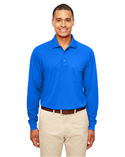 Ash City 88192P - Adult Pinnacle Performance Pique Long-Sleeve Polo with Pocket