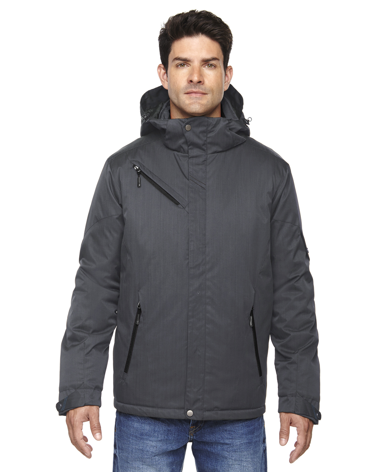 Ash City - North End 88209 - Men's Rivet Textured Twill Insulated Jacket