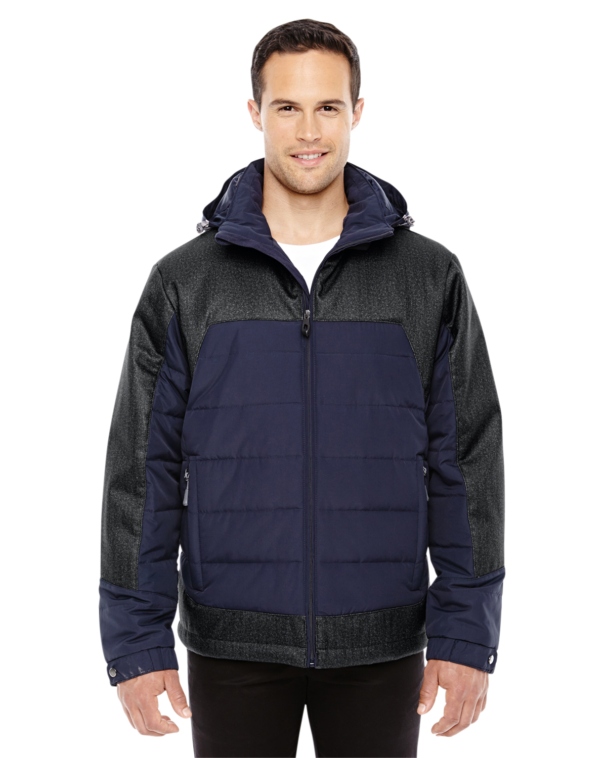 Ash City - North End 88232 - Men's Excursion Meridian Insulated Jacket with Melange Print