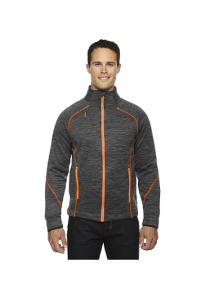 Ash City North End Sport Red 88697 - Men's Flux Melange Bonded Fleece Jacket