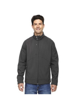 Ash City North End Sport Blue 88801 - Ladies' Skyscape Three-Layer Textured Two-Tone Soft Shell Jacket