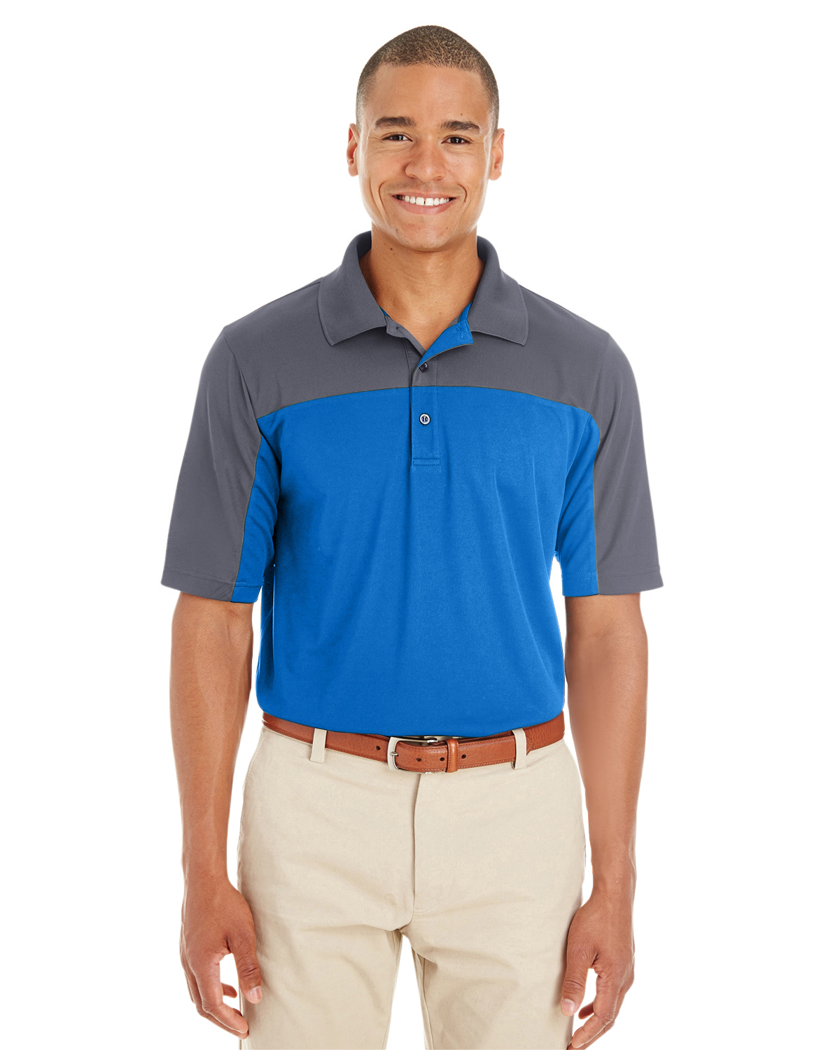 Ash City CE101 - Men's Balance Colorblock Performance Piqu