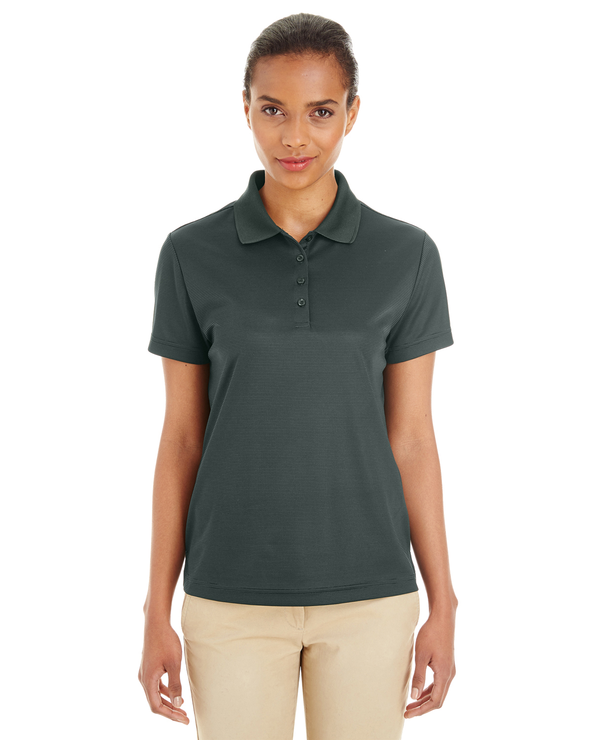 Ash City CE102W - Ladies' Express Microstripe Performance Piqu
