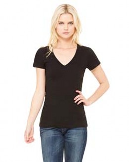 Bella 6035 - Jersey Deep V-Neck T-Shirt