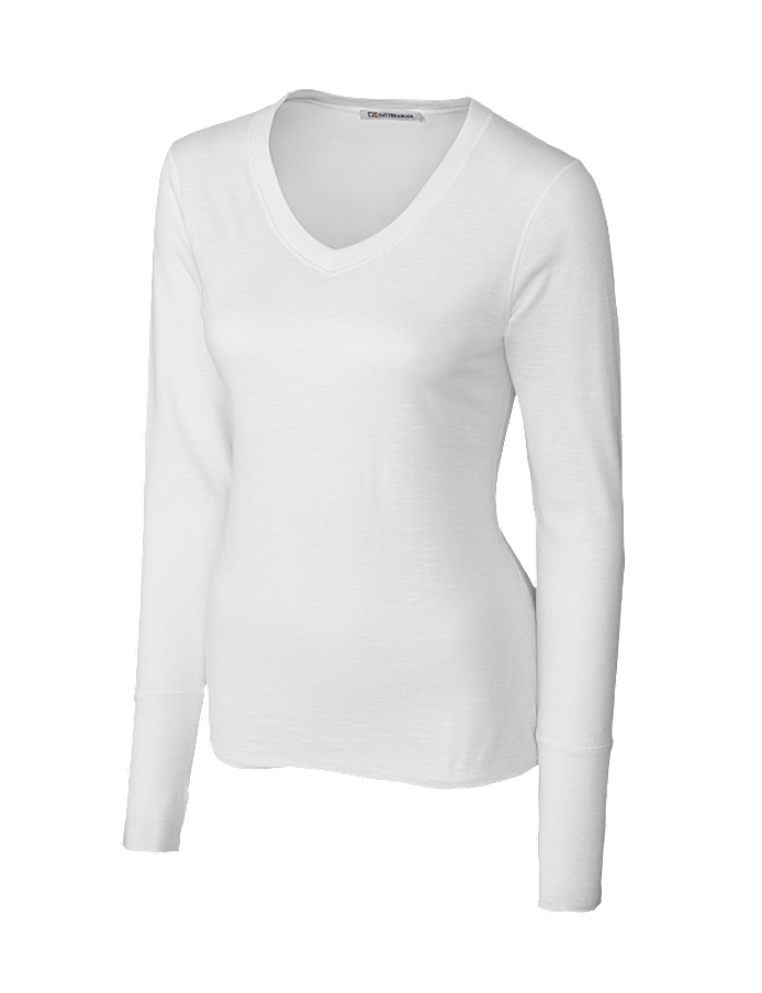 CUTTER & BUCK LCK02469 - Ladies' L/S Reversible Formation Knit