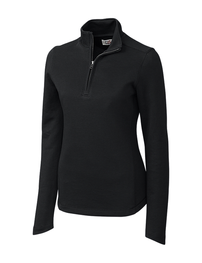 CUTTER & BUCK LCK02585 - Ladies' L/S Decatur Pima Half Zip