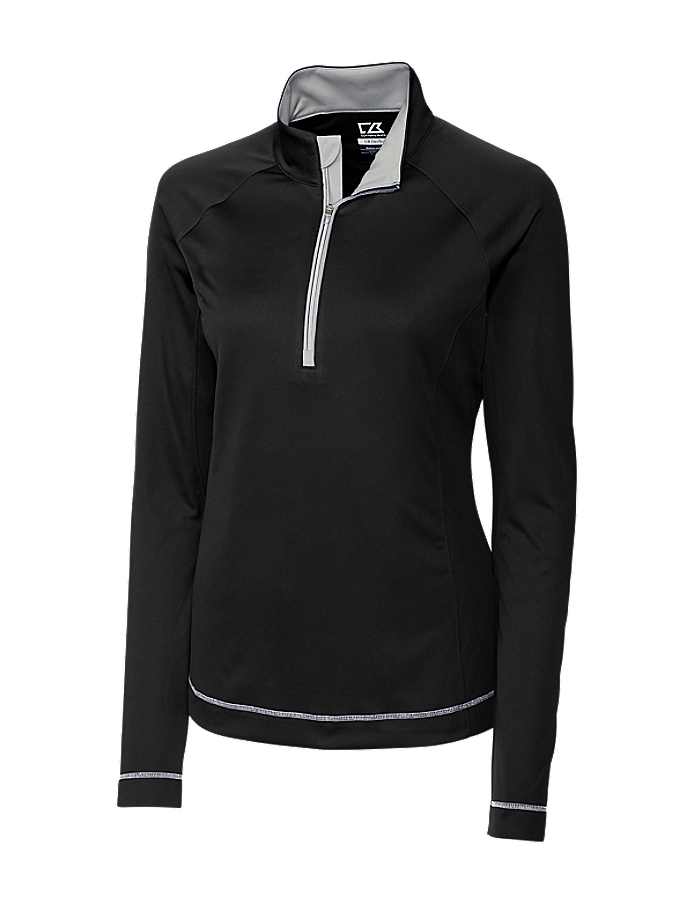 CUTTER & BUCK LCK02592 - Ladies' CB DryTec L/S Evolve Half Zip