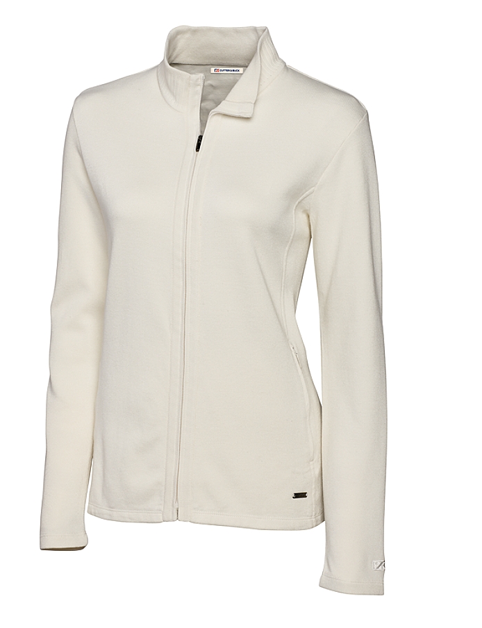 CUTTER & BUCK LCK08632 - Ladies' Journey Supima Flatback Full Zip