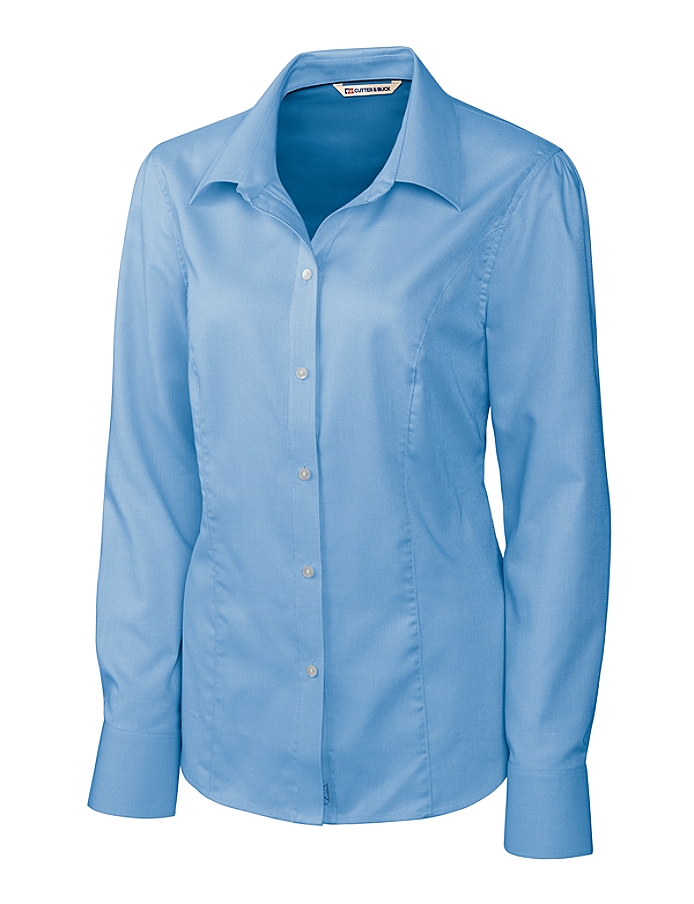 CUTTER & BUCK LCW04124 - Ladies' L/S Epic Easy Care Nailshead