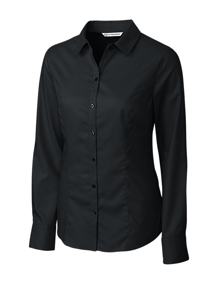 CUTTER & BUCK LCW04151 - Ladies' L/S Epic Easy Care Broken Twill