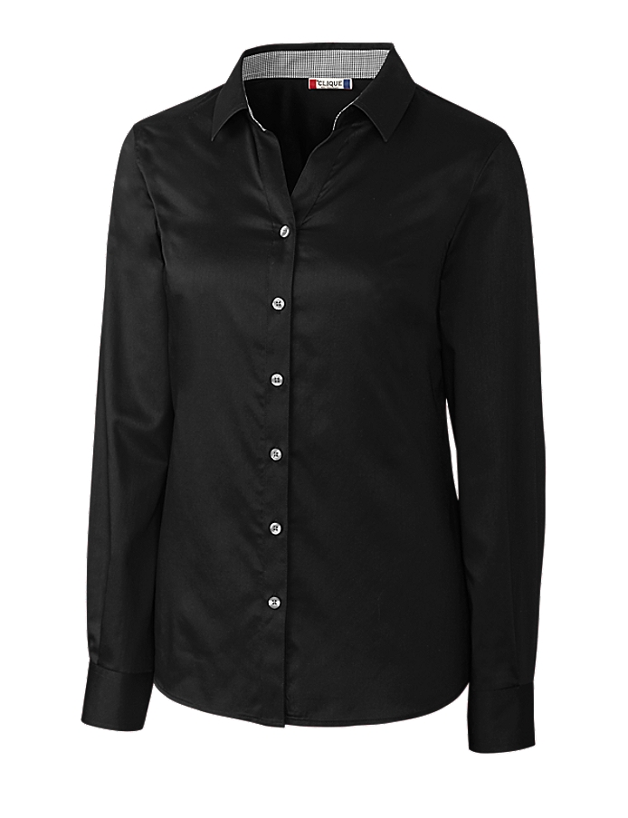 Clique LQW00010 -  Ladies' L/S Bergen Stain Resistant Twill