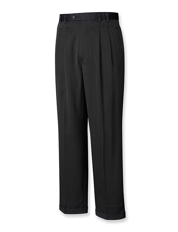 CUTTER & BUCK MCB06393 - Men's Gabardine Microfiber Cuffed Trouser