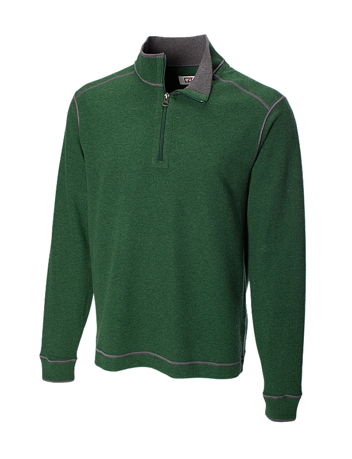CUTTER & BUCK MCK00492 - Men's Overtime Half Zip Overknit