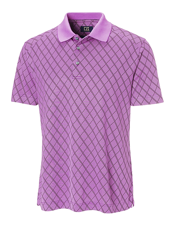 CUTTER & BUCK MCK00586 - Men's CB DryTec Luxe Hugh Polo