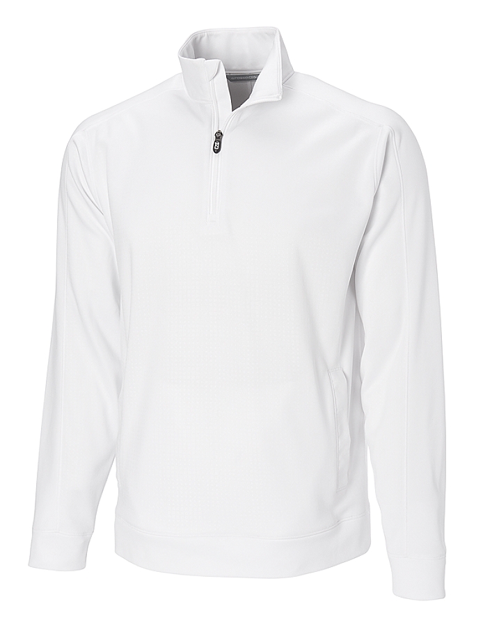 CUTTER & BUCK MCK00662 - Men's CB DryTec Kingsgate Embossed Half Zip